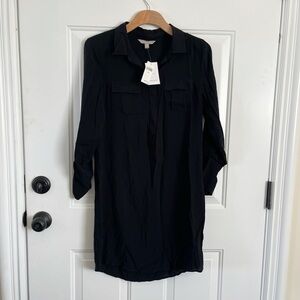 NWT banana Republic black shirt dress